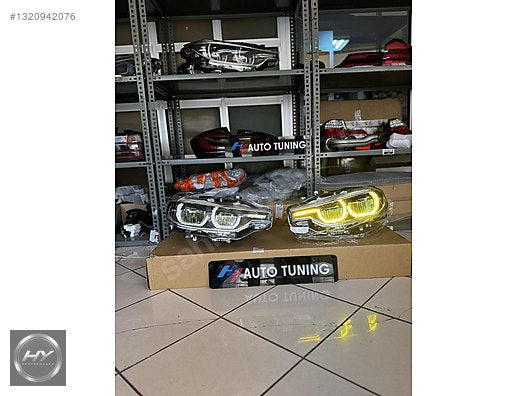 BMW 3 Serisi F30 2012-2016 LCI Renk Geçişli LED Far Seti