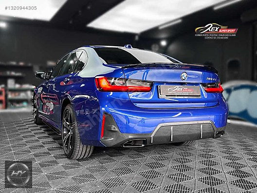 BMW G20 LCI 2022+ Uyumlu M340i Arka Difüzör Antrasit Renk