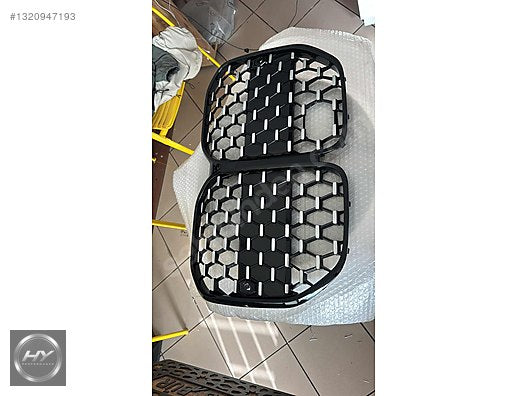 BMW 4 Serisi G22 G23 Uyumlu Diamond Panjur Parlak Siyah / Krom