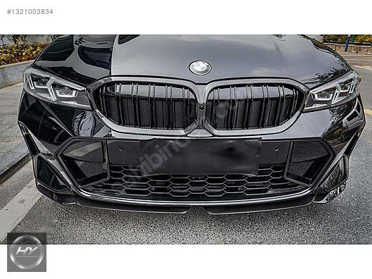 BMW G20 LCI 3 Serisi 2022+ Çift Çıtalı Piano Black Karbon Panjur