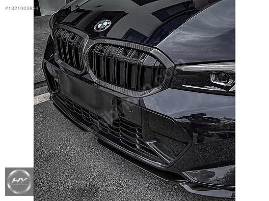 BMW G20 LCI 3 Serisi 2022+ Çift Çıtalı Piano Black Karbon Panjur