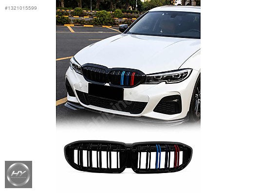 BMW 3 Serisi G20 2019 Çift Çıtalı Piano Black ///M Renkli Panjur
