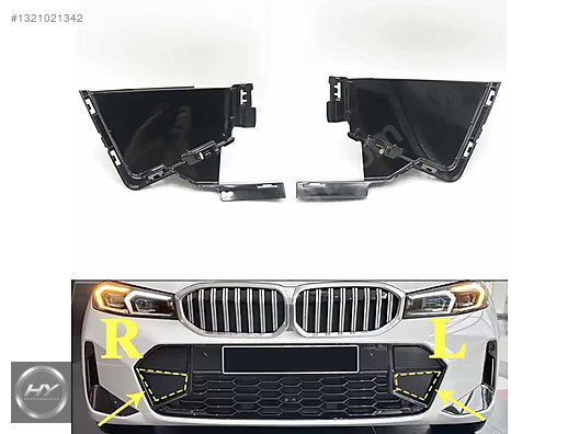 BMW 3 Serisi G20 LCI M Ön Tampon Alt Orta Sol Kapak 51118085461