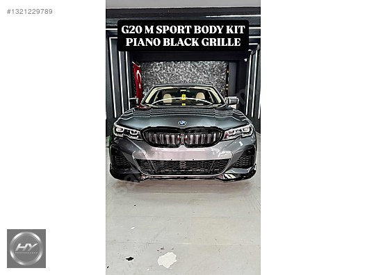 BMW 3 Serisi G20 2019-2022 Piano Black Çift Çıtalı Panjur