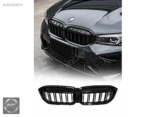 BMW 3 Serisi G20 LCI 2022+ Piano Black Çift Çıtalı Panjur