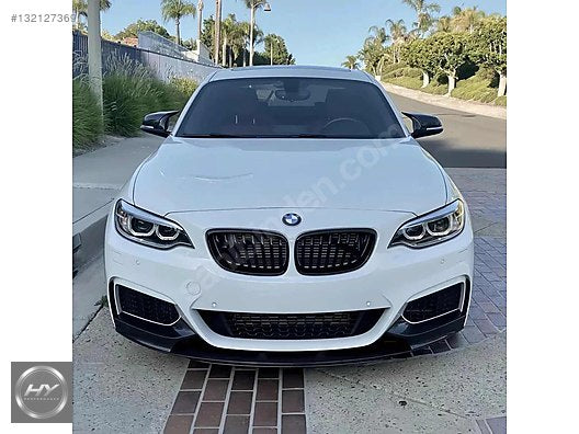 BMW 2 Serisi F22 MP Style Ön Tampon Eki Lip Piano Black 14-20