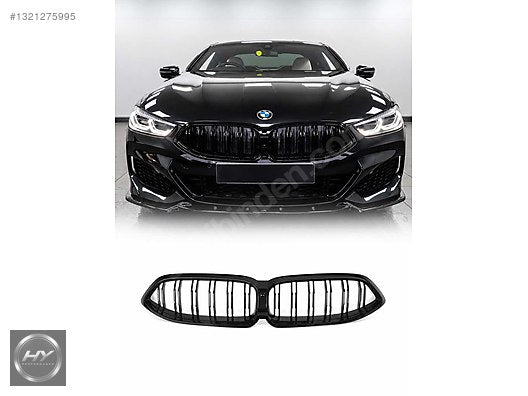 BMW 8 Serisi G14 G15 G16 Çift Çıtalı Panjur Piano Black 2018-22