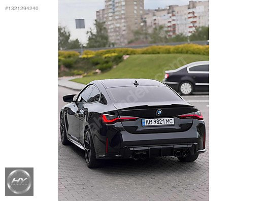 BMW 4 Serisi G22 G23 G82 M4 Arka Tampon Parlak Siyah Egzoz Ucu