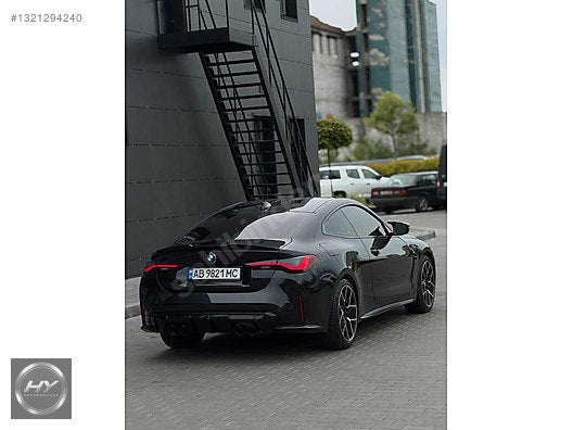 BMW 4 Serisi G22 G23 G82 M4 Arka Tampon Parlak Siyah Egzoz Ucu