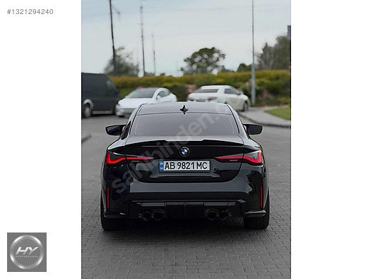 BMW 4 Serisi G22 G23 G82 M4 Arka Tampon Parlak Siyah Egzoz Ucu