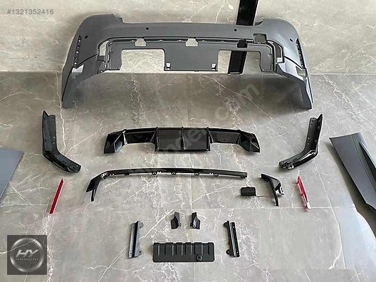 BMW 4 Serisi G22 G23 Uyumlu G82 M4 Dizayn Arka Tampon Seti