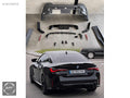 BMW 4 Serisi G22 G23 Uyumlu G82 M4 Dizayn Arka Tampon Seti