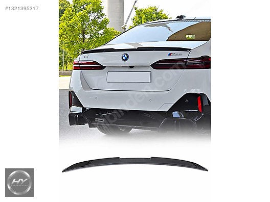 BMW 5 Serisi G60 i5 M Performance Bagaj Spoyleri Piano Black