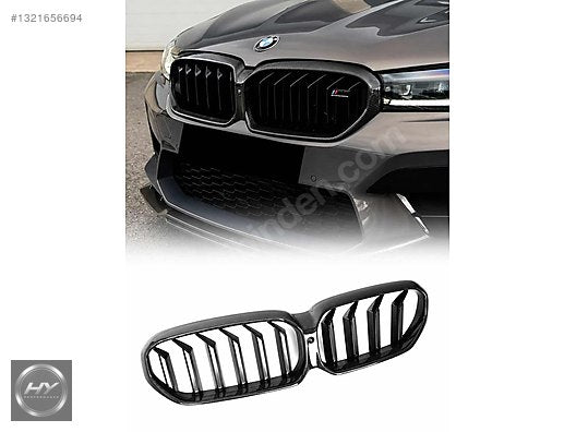 BMW 5 SERİSİ G30 M5 F90 LCI KARBON ÇİFT ÇITA ÖN PANJUR 2021-2023
