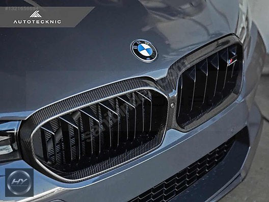 BMW 5 SERİSİ G30 M5 F90 LCI KARBON ÇİFT ÇITA ÖN PANJUR 2021-2023