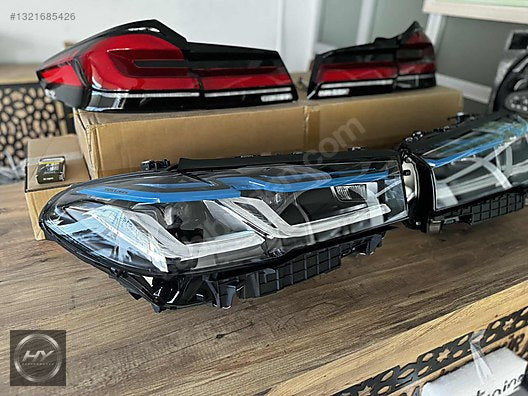 BMW 5 SERİSİ G30 17-20 FACELIFT LCI DÖNÜŞÜM BMW LASER YAZILI FAR