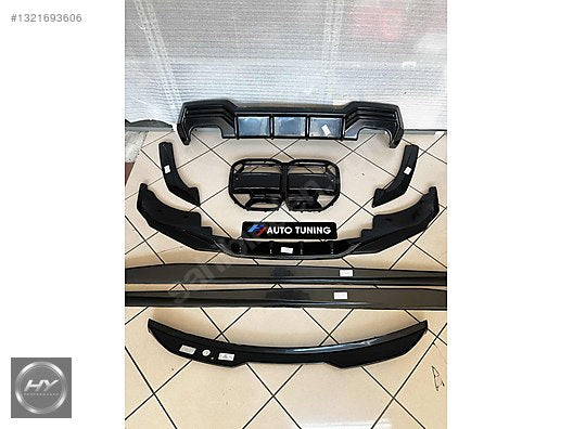 BMW 4 SERİSİ G22 COUPE 2020+ PIANO BLACK AERO BODY KİT SETİ