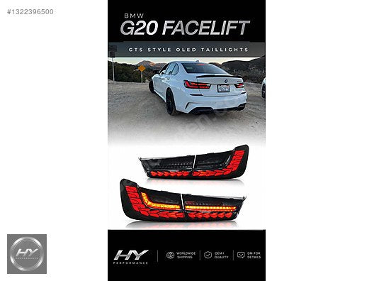 BMW 3 SERİSİ G20 UYUMLU GTS DRAGON OLED STOP SETİ SMOKE