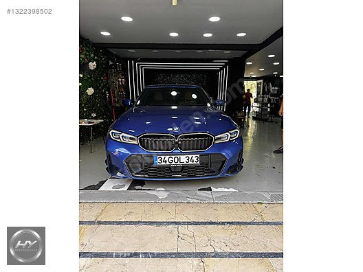 BMW 3 SERİSİ G20 LCI 2022+ SHADOW LINE PIANO BLACK LEDLİ PANJUR