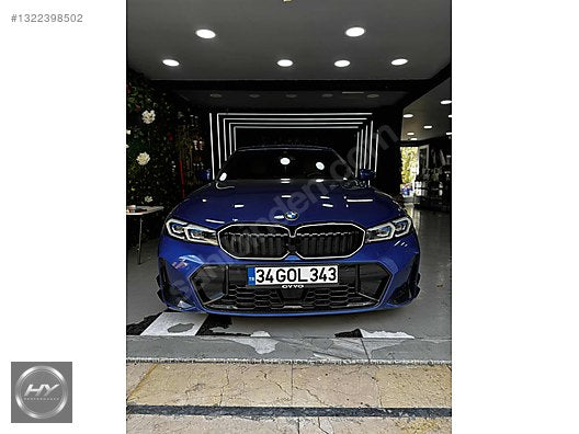 BMW 3 SERİSİ G20 LCI 2022+ SHADOW LINE PIANO BLACK LEDLİ PANJUR