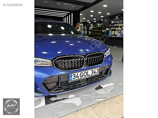 BMW 3 SERİSİ G20 LCI 2022+ SHADOW LINE PIANO BLACK LEDLİ PANJUR