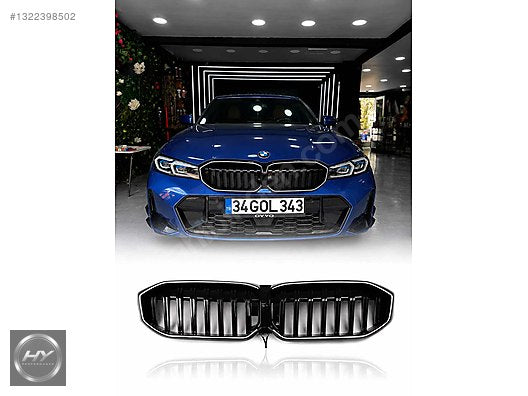 BMW 3 SERİSİ G20 LCI 2022+ SHADOW LINE PIANO BLACK LEDLİ PANJUR