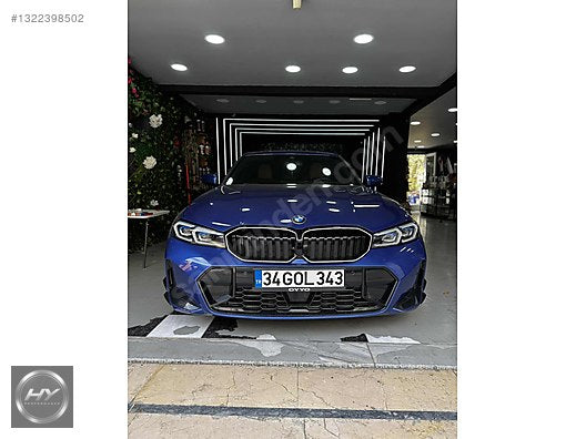BMW 3 SERİSİ G20 LCI 2022+ SHADOW LINE PIANO BLACK LEDLİ PANJUR