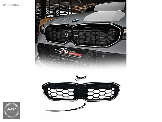 BMW 3 SERİSİ G20 LCI 2022+ M340i STYLE LEDLİ PANJUR PIANO BLACK