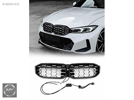 BMW 3 SERİSİ G20 LCI 2022+ M340i STYLE LEDLİ PANJUR PIANO BLACK