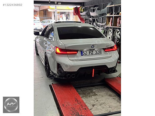 BMW G20 LCI 340 340i M340i F1 Ledli Işıklı Çakarlı Vten Difüzör