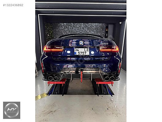 BMW G20 LCI 340 340i M340i F1 Ledli Işıklı Çakarlı Vten Difüzör
