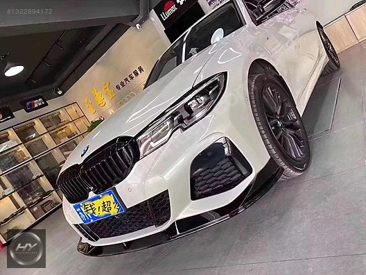 BMW 3 Serisi G20 18-22 AC Schnitzer Ön Tampon Ek Lip Piano Black