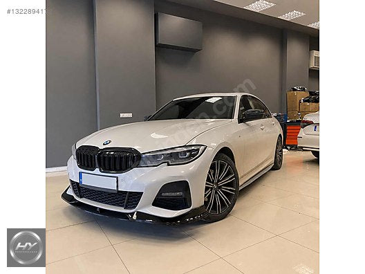 BMW 3 Serisi G20 18-22 AC Schnitzer Ön Tampon Ek Lip Piano Black