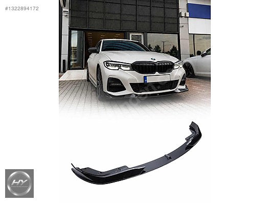 BMW 3 Serisi G20 18-22 AC Schnitzer Ön Tampon Ek Lip Piano Black
