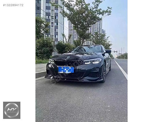 BMW 3 Serisi G20 18-22 AC Schnitzer Ön Tampon Ek Lip Piano Black