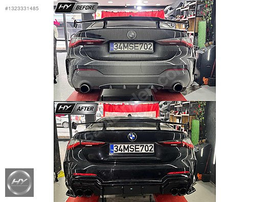 BMW 4 SERİSİ G22 COUPE G23 CABRIO PIANO BLACK AERO BODY KIT