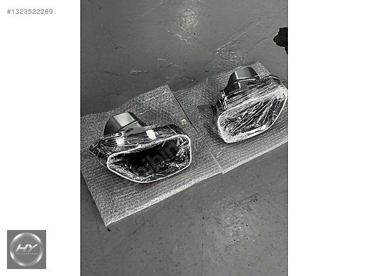 BMW G20 G22 G23 G26 Uyumlu 340i 440i Krom Kare Egzoz Ucu Seti