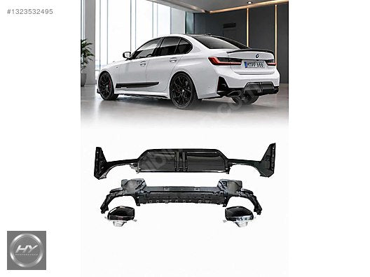 BMW 3 Serisi G20 LCI Facelift 2022-2026 M340i 340i Difüzör Seti