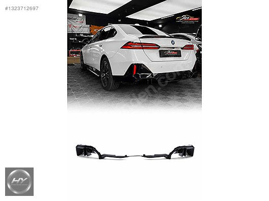 BMW 5 Serisi G60 & i5 M Performance Style Difüzör Piano Black