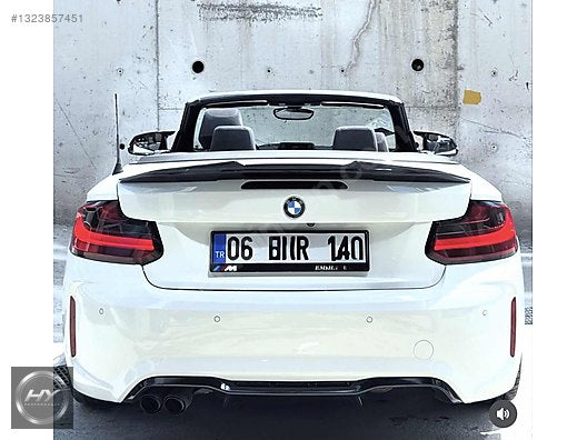 BMW 2 Serisi F23 Cabrio PSM Style Bagaj Spoyleri Boyasız
