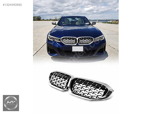BMW 3 Serisi G20 2019-2022 Diamond Panjur Krom Çerçeve