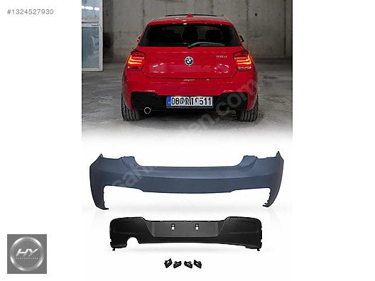 BMW 1 Serisi F20 F21 2011-2014 M Tech Arka Tampon Body Kit Seti