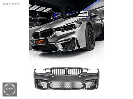 BMW 3 Serisi F30 2012-2018 M3 GoodGo Style Ön Tampon Panjur Seti