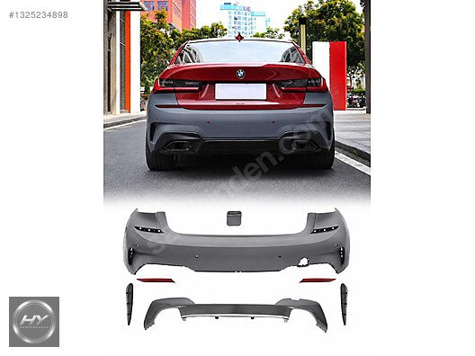 BMW 3 Serisi G20 2018-22 M Sport M340i Arka Tampon Body Kit Seti