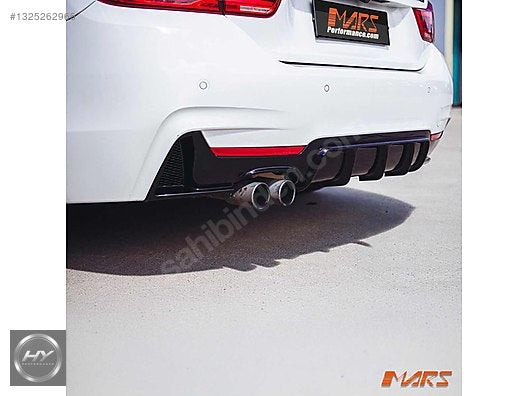BMW 4 Serisi F32 F33 F36 2013-20 M Sport Arka Tampon Difüzör Set