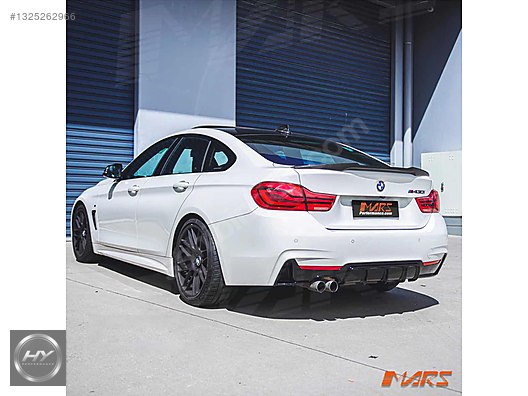 BMW 4 Serisi F32 F33 F36 2013-20 M Sport Arka Tampon Difüzör Set