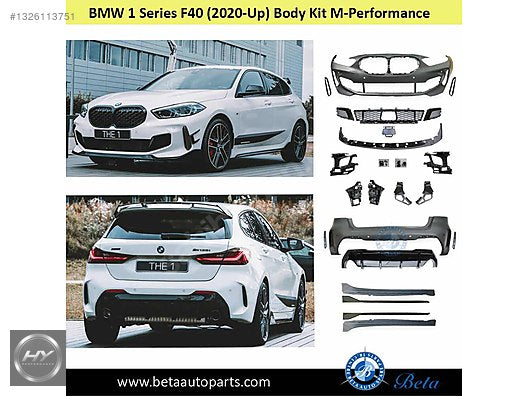 BMW 1 Serisi F40 2020+ M Performance Body Kit Ön Arka Tampon Set