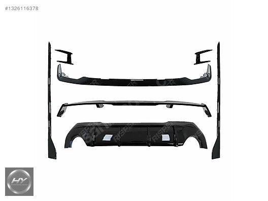 BMW 1 Serisi F40 2018-24 M Sport Parlak Siyah Full Aero Body Kit