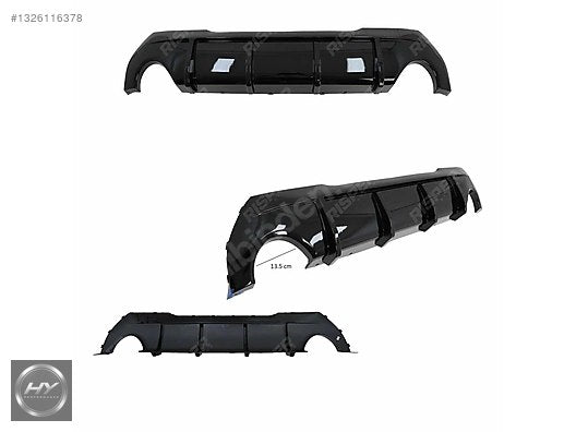 BMW 1 Serisi F40 2018-24 M Sport Parlak Siyah Full Aero Body Kit