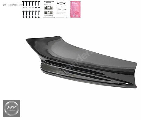 BMW 5 Serisi F10 M Sport 2011-2016 Ön Tampon Eki Lip Piano Black